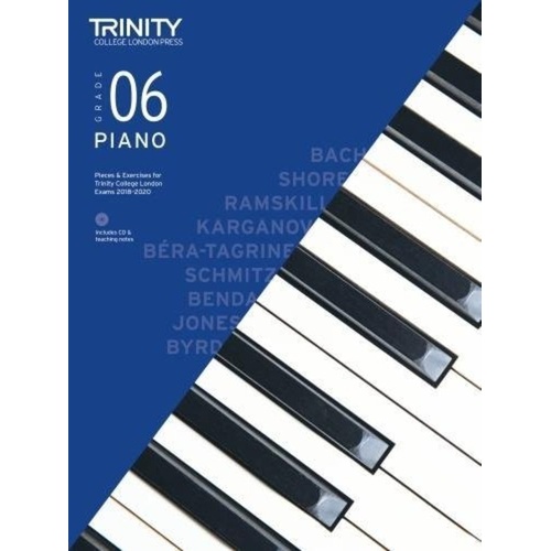 Piano Pieces & Exercises Grade 6 2018-2020 with CD by Trinity College London