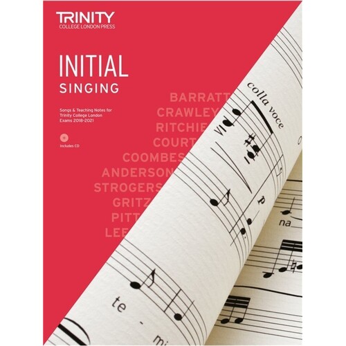 Trinity Singing Initial Grade 2018 Book/CD (Softcover Book/CD)