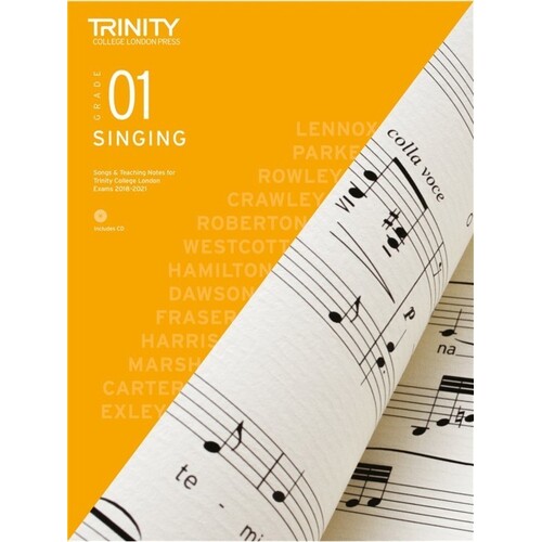 Trinity Singing Grade 1 2018 Book/CD (Softcover Book/CD)