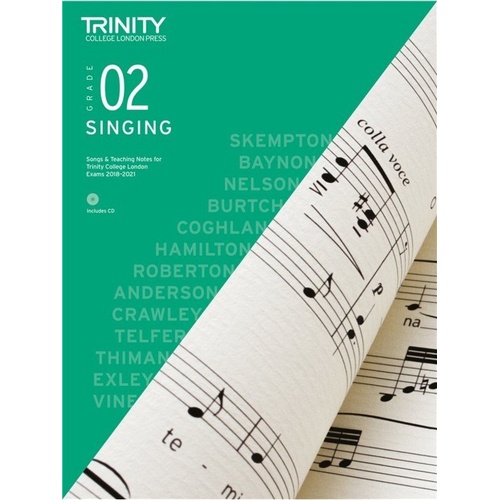 Trinity Singing Grade 2 2018 BK/CD