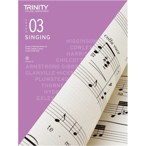 Trinity Singing Grade 3 2018 BK/CD