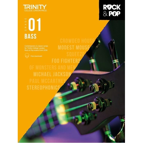 Trinity Rock & Pop Bass Grade 1 2018