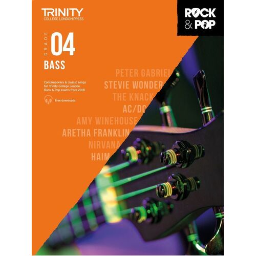 Trinity Rock and Pop Bass Gr 4 2018 (Softcover Book)
