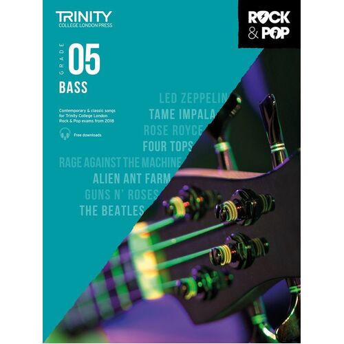Trinity Rock and Pop Bass Gr 5 2018 (Softcover Book)