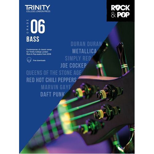 Trinity Rock and Pop Bass Gr 6 2018 (Softcover Book)