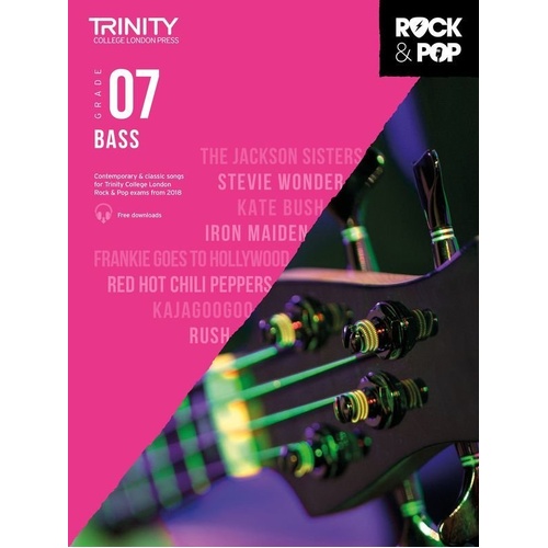 Trinity Rock & Pop Bass Grade 7 2018
