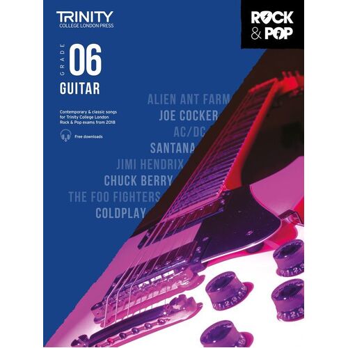 Trinity Rock and Pop Guitar Gr 6 2018 (Softcover Book)