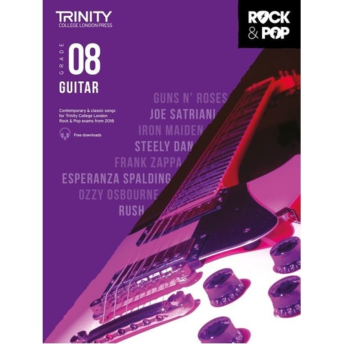 Trinity Rock & Pop Guitar Grade 8 2018