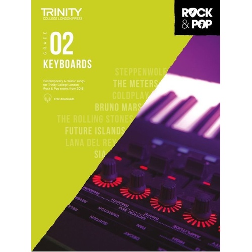 Trinity Rock & Pop Keyboards - Grade 2 2018