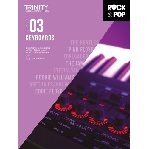 Trinity Rock & Pop Keyboards - Grade 3 2018