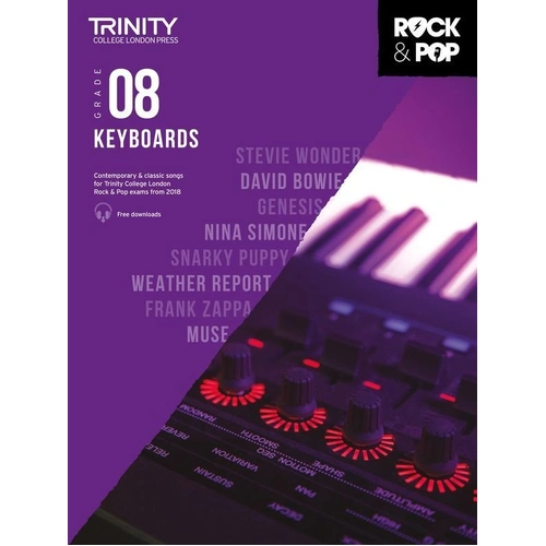 Trinity Rock & Pop Keyboards Grade 8 2018