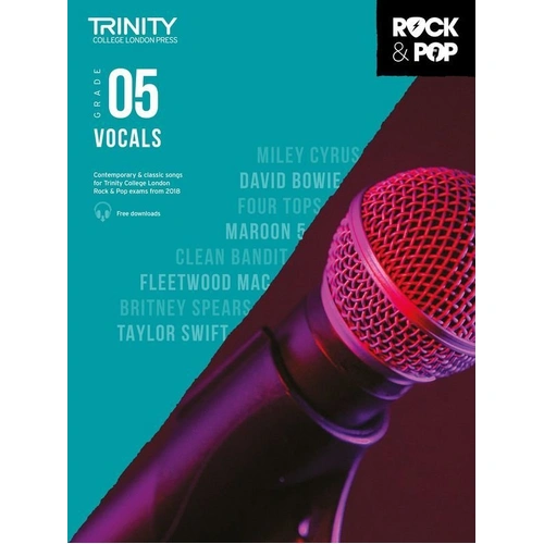 Trinity Rock & Pop Vocals Grade 5 2018