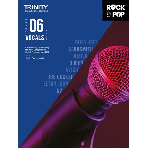 Trinity Rock & Pop Male Vocals Grade 6 2018