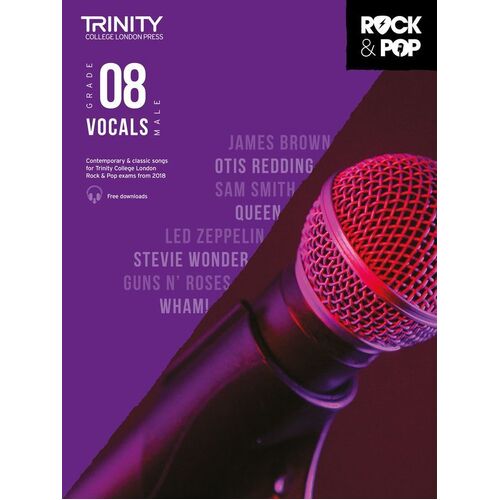 Trinity Rock and Pop Male Vocals Gr 8 2018 (Softcover Book)