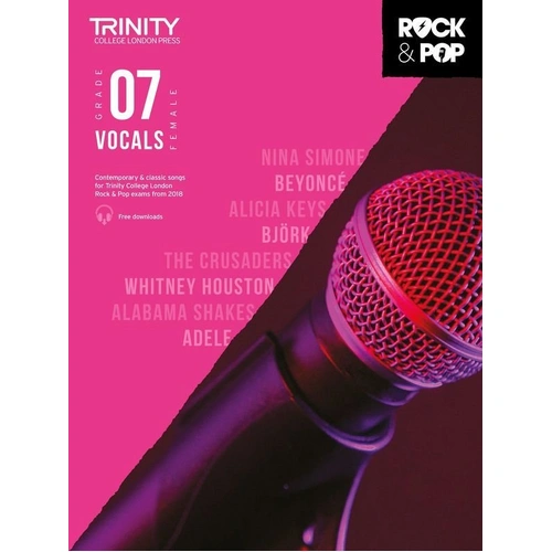 Trinity Rock & Pop Female Vocals Grade 7 2018