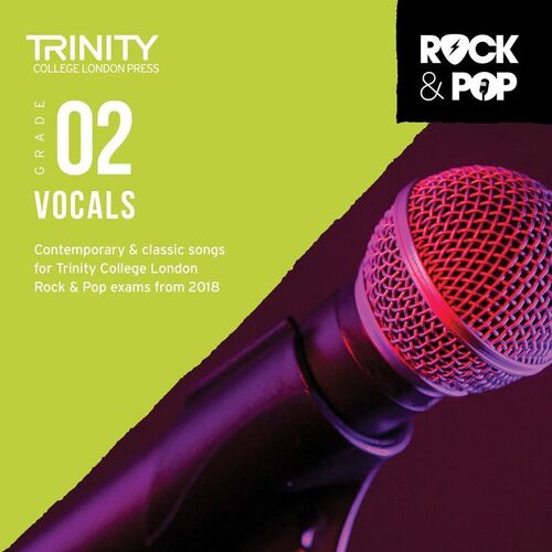 Trinity Rock and Pop Vocals Gr 2 CD 2018 (CD Only)