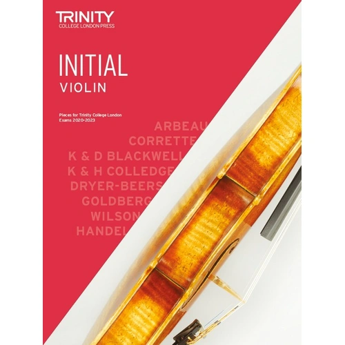 Trinity Violin Exam Pieces 2020-2023 Initial for Violin/Piano