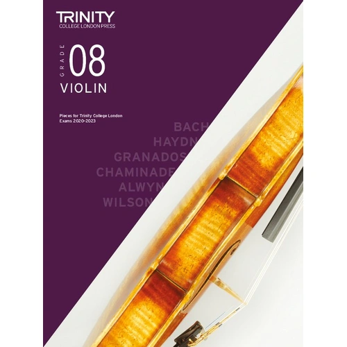 Trinity Violin Exam Pieces 2020-23 Grade 8 for Violin and Piano, 72 Pages