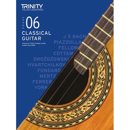 Trinity Classical Guitar Pieces 2020-2023 Grade 6 Exam Book