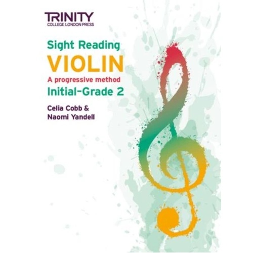Trinity Sight Reading Violin Initial to Grade 2 by Celia Cobb & Naomi Yandell, 72 Pages