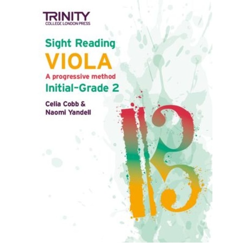 Sight Reading Viola Initial to Grade 2 by Celia Cobb & Naomi Yandell, 72 Pages, Trinity College London