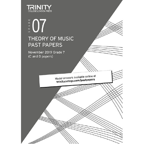 Trinity Theory Papers November 2019 Grade 7 'C' & 'D' Exam Format