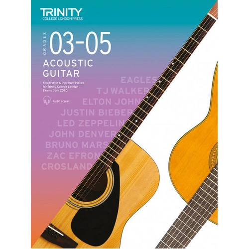 Trinity Acoustic Guitar Exam Pieces 2020-2023 Grades 3-5