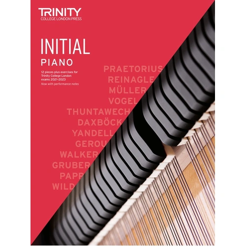 Trinity Piano Exam Pieces 2021-23 Initial - Book Only - TCL020239