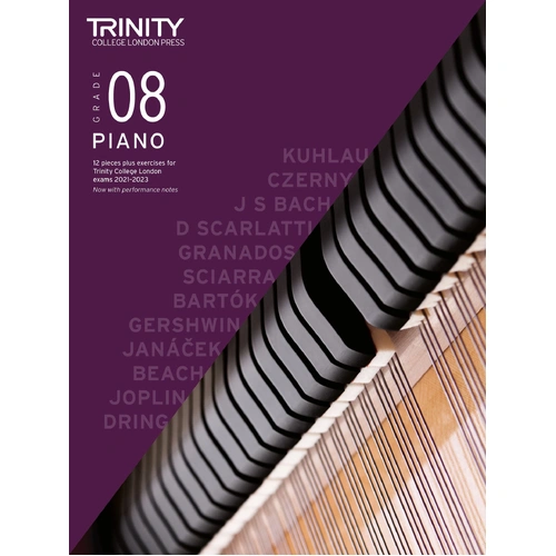Trinity Piano Exam Pieces 2021-23 Grade 8 Book TCL020314
