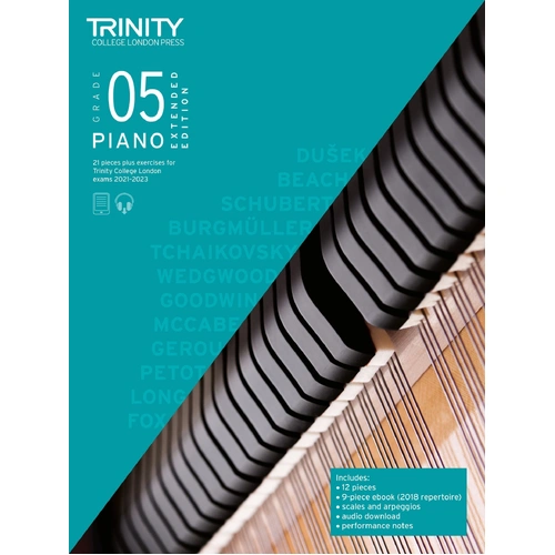 Trinity Piano Exam Pieces 2021-23 Extended Edition Grade 5 - TCL020567