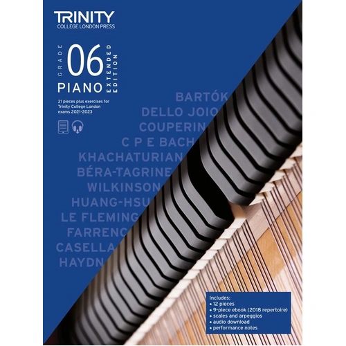 Trinity Piano Pieces & Exercises 2021-2023 Grade 6 Extended