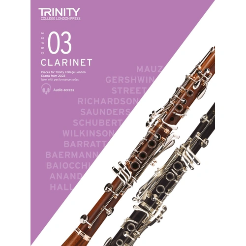 Trinity Clarinet Exam Pieces 2023 Grade 3