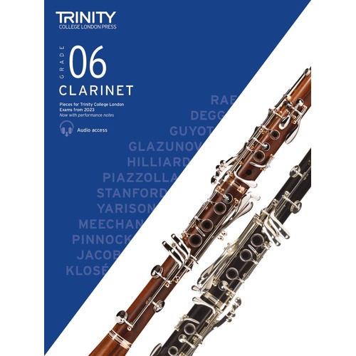 Trinity Clarinet Exam Pieces 2023 Grade 6