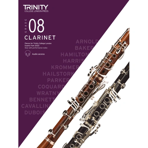 Trinity Clarinet Exam Pieces 2023 Grade 8