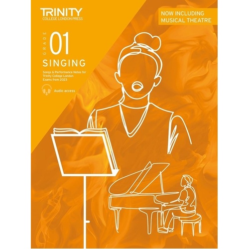 Trinity Singing Exam Pieces 2023 Grade 1 Vocal Book with Audio