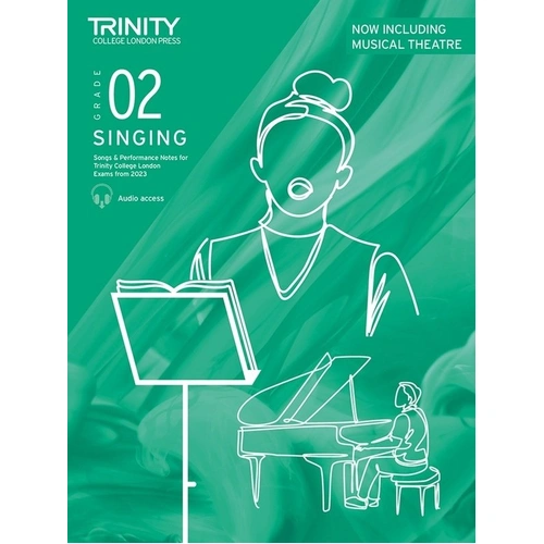 Trinity Singing Exam Pieces 2023 Grade 2 Vocal Book with Audio