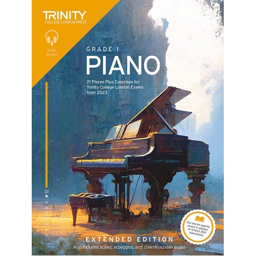 Trinity Piano Exam Pieces & Exercises 2023 Grade 1 Extended Edition