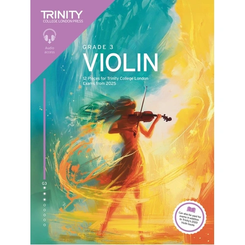 Trinity Violin Exam Pieces 2025 Grade 3 Book