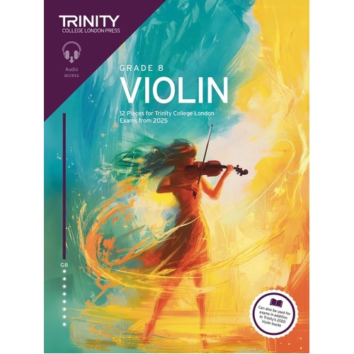 Trinity Violin Exam Pieces 2025 Grade 8 Book