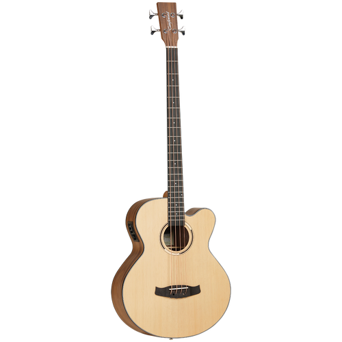 Tanglewood TDBTABBW Discovery Exotic Acoustic Bass C/E Black Walnut