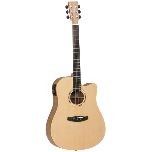 Tanglewood TDBTDCEHR Discovery Exotic Dreadnought Cutaway Acoustic Guitar - Hawaiian Rainwood