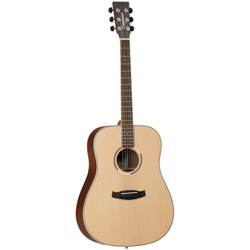 Tanglewood Discovery Exotic Dreadnought Acoustic Guitar Ebony TDBTDEB