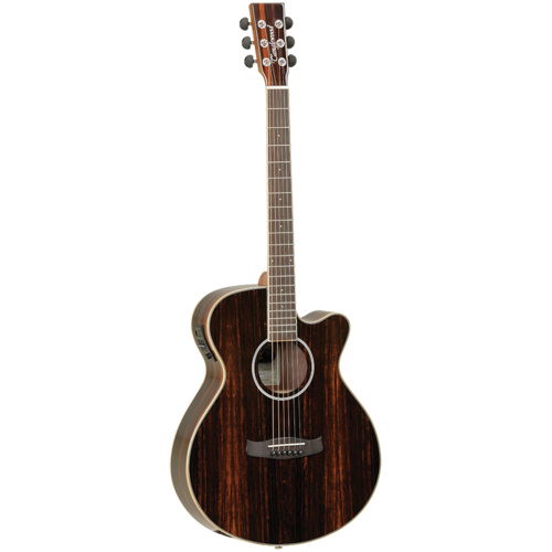 Tanglewood TDBTDLXSFCEEB Discovery Exotic Superfolk C/E All Ebony