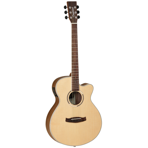 Tanglewood TDBTSFCEBW Discovery Exotic Superfolk Acoustic Guitar Black Walnut