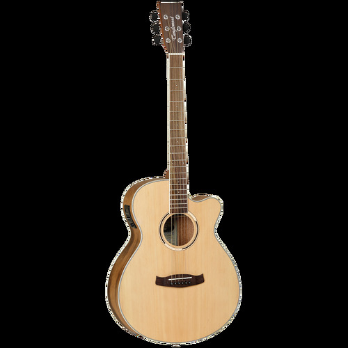 Tanglewood TDBTSFCEPW Discovery Exotic Superfolk C/E Pacific Walnut