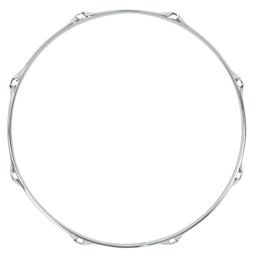 AMS 14 Inch Snare Drum Rim Snare Side 8 Lug TDH148S Chrome 1.6mm