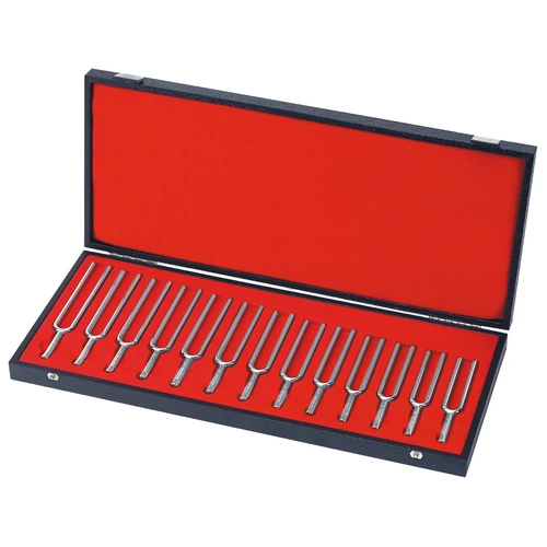 Wittner TF13 Tuning Fork Set C-C Chromatic with Wooden Case