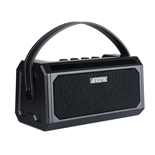 Aroma 10W Electric Guitar Amplifier with Drum Machine TG-08, Bluetooth, Effects, Rechargeable Battery, 5-6 Hours Playtime