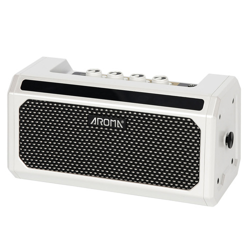 Aroma 10W Acoustic Guitar Amplifier with Drum Machine TG-08A, Bluetooth, Effects, 5-6 Hours Battery Life, Type-C Charging