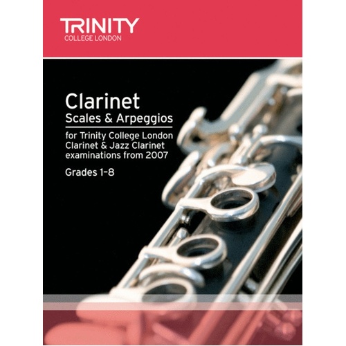 Clarinet Scales And Arpeggios Gr 1 - 8